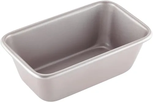 Vista 8 de CHEFMADE Molde rectangular para pan de 2 libras, antiadherente oblonga para pan y carne para hornear al horno (dorado champán)