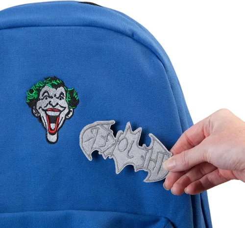 Vista 4 de Bioworld DC Comics Joker DIY Patch It Mochila, Multi colorido