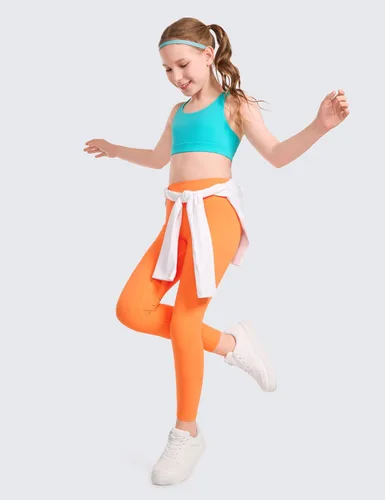 Vista 4 de CRZ YOGA Butterluxe - Brasier deportivo con tirantes delgados y cuello redondo, para yoga, para adolescentes, cómodo, para danza