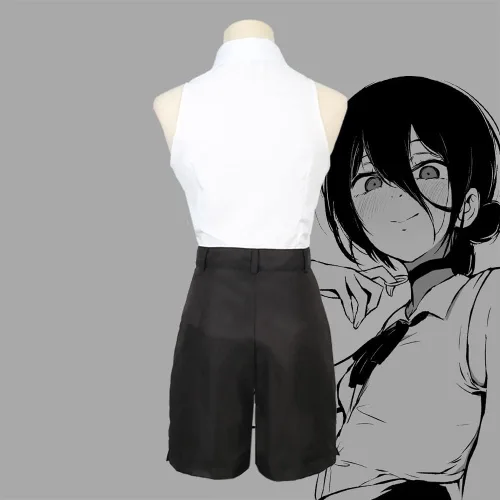 Vista 6 de Disfraz de hombre de motosierra de anime para cosplay