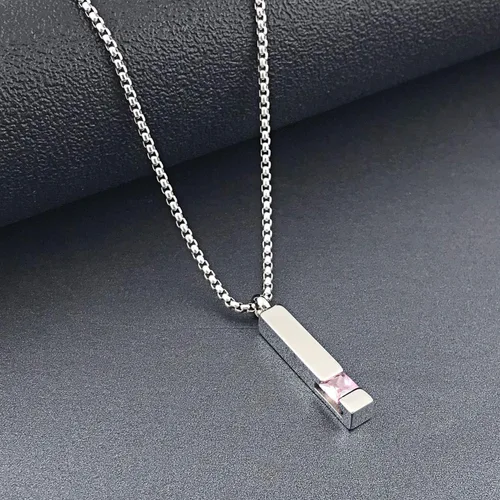 Vista 19 de YOUFENG collar con urna para cenizas, cubos de piedras natales, urna para cenizas humanas, collar de urna de cremación, relicario, recuerdo