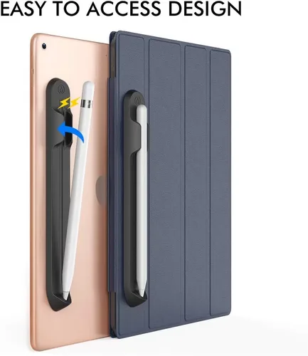 Vista 3 de AHASTYLE Soporte extraíble para iPencil [accesorio magnético] Fuerte adhesivo adhesivo de silicona para Apple Pencil de 1ª y 2ª generación (negro)