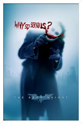 Vista 10 de Trends International DC Comics - Póster de pared de The Dark Knight - The Joker - Why So Serious, 14.725 x 22.375 pulgadas, versión enmarcada