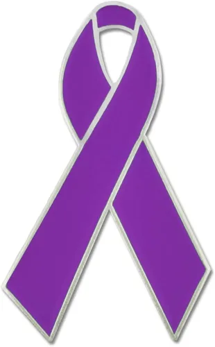 Vista 54 de PinMart Awareness - Pin de solapa esmaltado – Pin de cinta chapado en níquel y oro – Cinta de prevención y conciencia – Broche de joyería con parte
