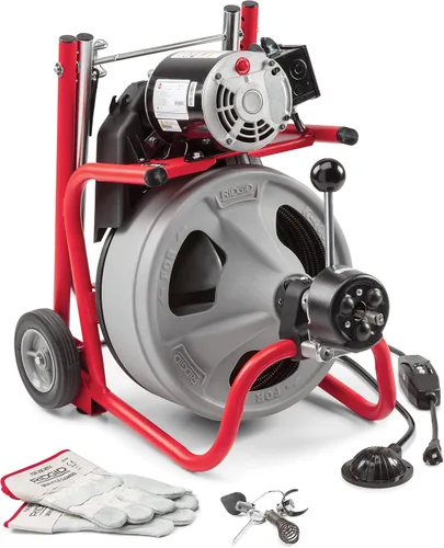 Vista 13 de Ridgid 52363 Modelo K-400 Kit de Máquina de Tambor de Limpieza de Drenaje de 120 Voltios con Cable C-32IW de 3/8" x 75