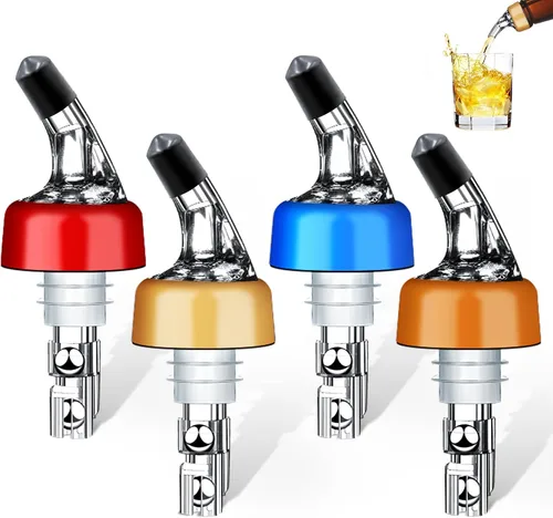 Vista 8 de SuproBarware Vertedor automático de botellas medido – Quick Shot Spirit Measure Pourer Bebidas Vino Cóctel Dispensador de Herramientas de Bar