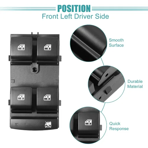 Vista 6 de ACROPIX Interruptor de ventana eléctrica Interruptor de control de ventana para Chevrolet Cruze 2011 2012 para Chevrolet Cruze Limited 2016