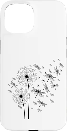 Vista 6 de Funda para iPhone 12/12 Pro Wildlife Animal Insect Dandelion Dragonfly