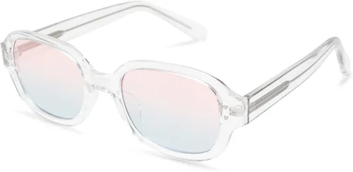 Vista 3 de SOJOS Gafas de sol rectangulares para mujer, vintage, de moda, para viajes, al aire libre, marco cuadrado, SJ2218