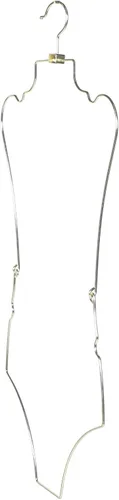 Vista 2 de Kichvoe Colgador de bikini con forma de cuerpo de alambre de metal para lencería de traje de baño, colgador de traje de baño, colgador de bikini