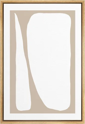 Vista 15 de SIGNWIN Lienzo enmarcado para pared, diseño de planta de bosque de montaña verde pastel, naturaleza, ilustraciones de área silvestre, arte moderno