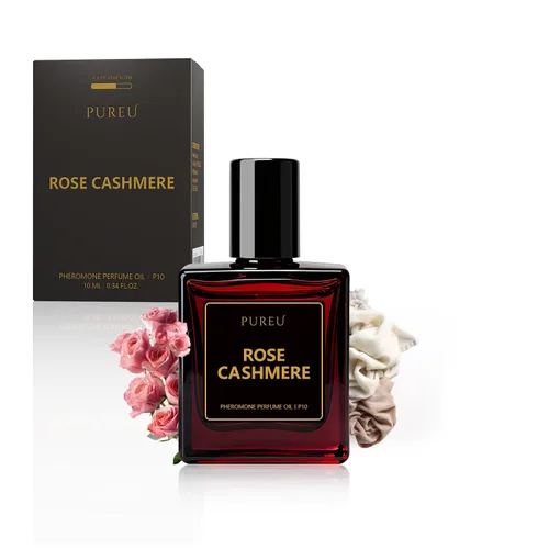 Vista 11 de PUREU Perfume de feromonas para mujer, perfumes de feromonas de larga duración, aceite ámbar y negro de vainilla, rollo en rollo de 0.34 onzas