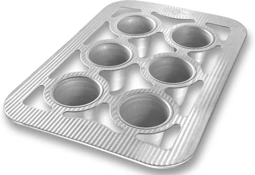 Vista 5 de USA Pan Global 6 tazas Popover Pan, antiadherente