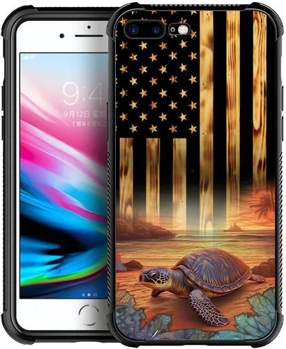 Vista 24 de DAIZAG Funda compatible con iPhone 7/8 Plus, protección completa, a prueba de golpes, antiarañazos, funda de poliuretano termoplástico para hombre