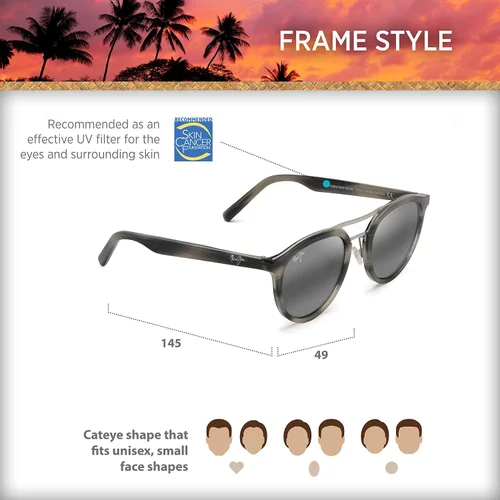 Vista 7 de Maui Jim Sunny Days - Gafas de sol polarizadas para hombre y mujer