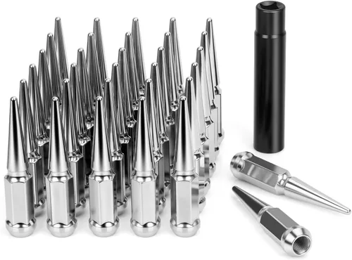 Vista 12 de Dynofit Tuercas de Orejeta con Picos 9/16-18 Compatibles con Dodge Ram 1500 2500 3500 1994-2011, 32pcs Tuercas con Picos de Estilo de Una Pieza