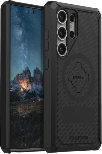 Vista 14 de Rokform - Funda para Galaxy S23, Serie Resistente, Carcasa Magnética con Bloqueo de Giro, Funda Blindada Probada contra Caídas (Negro)
