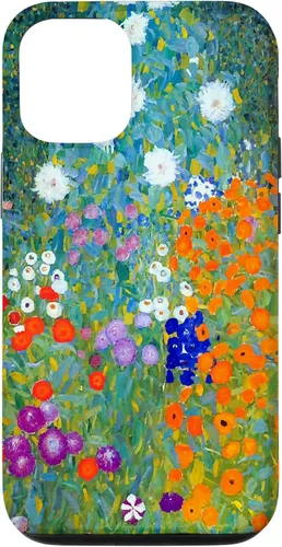 Vista 26 de Funda para iPhone 16 Gustav Klimt Flower Garden