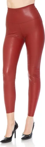 Vista 27 de Leggings Depot - Leggings de piel sintética para mujer, de cintura alta, elásticos Yoga-cactus y llama de 5