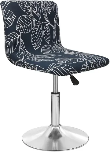 Vista 10 de Funda elástica para silla de respaldo corto, taburete de bar, solo fundas de silla (23)
