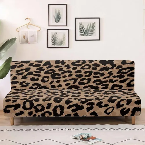 Vista 9 de Fundas para sofá cama con estampado de vaca marrón girasol con bandas elásticas para el hogar, sala de estar, fácil de instalar, antideslizante