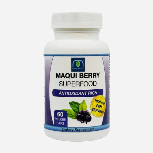 Vista 4 de Cápsulas de bayas Maqui, Maqui Forza Ricas en Antioxidantes, 1000 mg por porción, 60 cápsulas vegetales