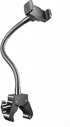Vista 9 de KHC1417 Soporte de teléfono para anillo de luz, cuello de cisne de 9 pulgadas, soporte para zapata caliente Ring Light Phone Mount, Camera Hot