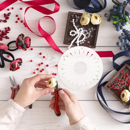 Vista 9 de Herramienta de plisado de cinta, práctico dispositivo de punto de cinta para manualidades, fácil de usar para proyectos decorativos para accesorios