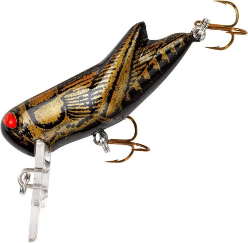 Vista 7 de Rebel Lures Señuelo de pesca Crickhopper Cricket/Salticidae Crankbait, 1 1/2 Pulgadas, 1/4 Onza Cricket café