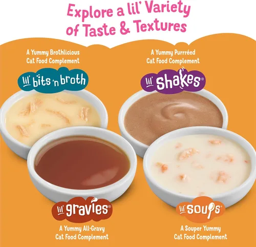 Vista 9 de Purina Friskies Lil' Soups Lil' Grillers & Lil' Slurprises complemento alimenticio para gatos