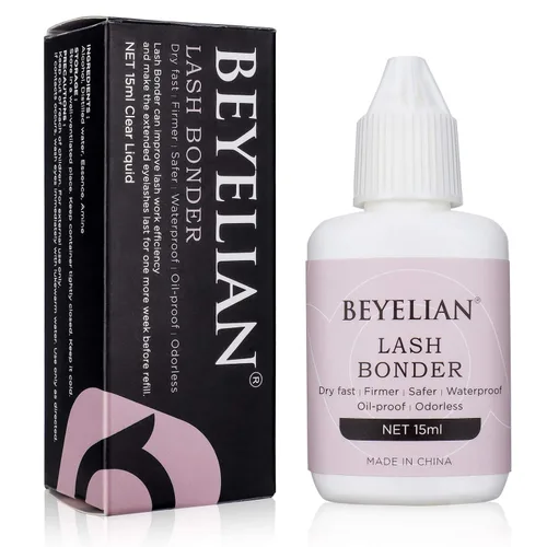 Vista 17 de BEYELIAN - Pegamento para extensiones de pestañas sensibles 0,17 fl oz / 5 ml / Tiempo de secado 0,5 segundos / Retención de 7-8 semanas / Adhesivo