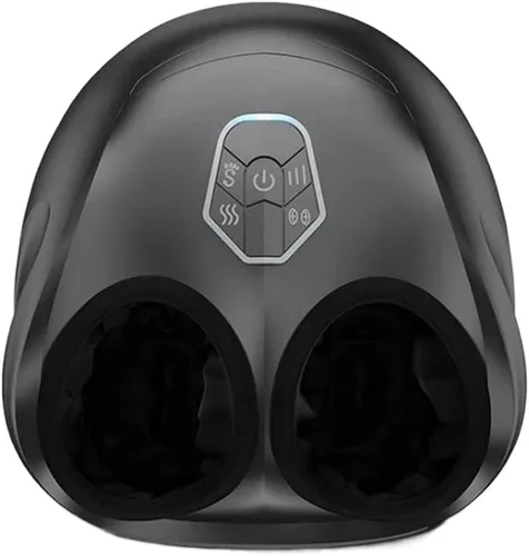 Vista 3 de TOEWOE Máquina masajeadora de pies con calor, masaje de tejido profundo, alivio del dolor, vibración y compresión, mejora la circulación sanguínea