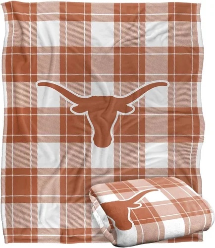 Vista 117 de LOGOVISION St John's University Campus Plaid Spirit Silky Touch Manta súper suave 36 x 58 pulgadas