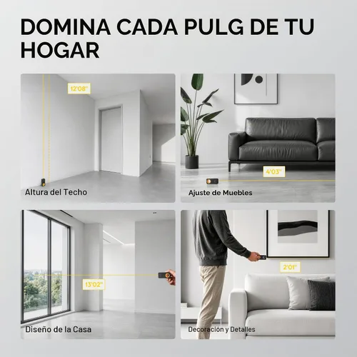 Vista 6 de HOTO Herramienta de medición láser de tamaño bolsillo, regalo de cumpleaños