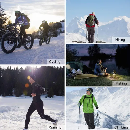 Vista 7 de INBIKE pantalones de invierno forro polar térmico para Multi deportes al aire libre.