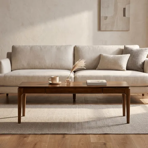 Vista 15 de NTC Mingle - Mesa consola de 47 pulgadas, moderna mesa de entrada de madera maciza con cajón oculto, impermeable y resistente al calor, mesa Negro