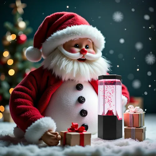Vista 3 de Lightahead® Lámpara LED de Volcán Rojo Erupción Mini Lámpara de Volcán de Lava Roja Iluminada con LED