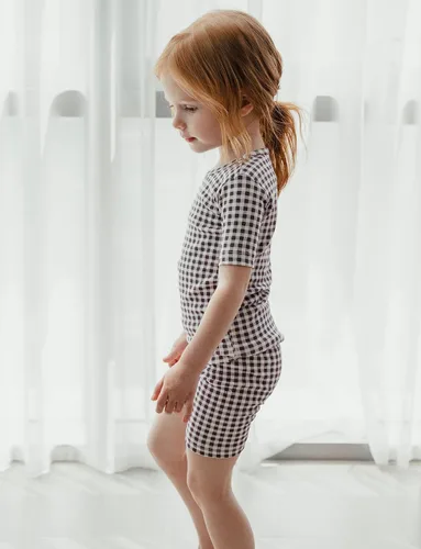 Vista 92 de AVAUMA Conjunto de pijama de algodón para bebés y niñas de 6 meses a 7 años