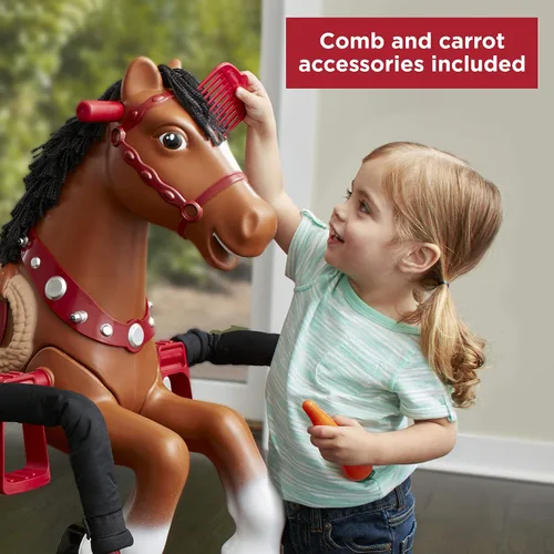 Vista 7 de Radio Flyer Caballo de montar interactivo Blaze