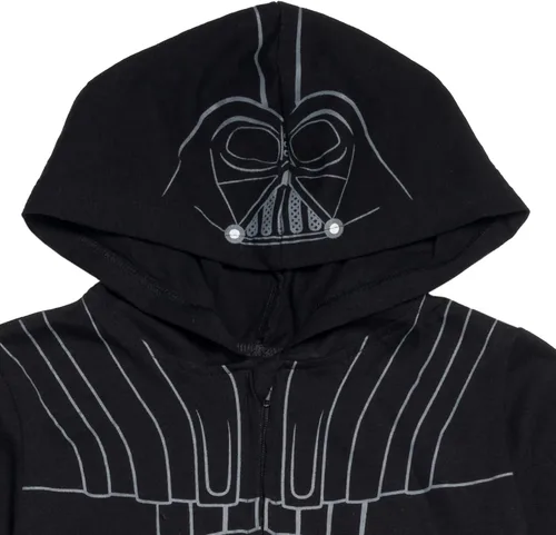 Vista 5 de STAR WARS Darth Vader - Overol de cosplay con cremallera para bebé a niño grande