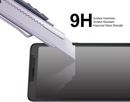 Vista 4 de Supershieldz Protector de pantalla de vidrio templado diseñado para TCL Ion Z, antiarañazos, sin burbujas