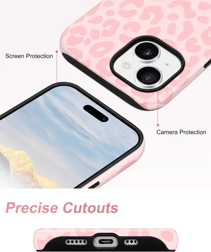 Vista 320 de Jusy Funda compatible con MagSafe con estampado de caparazón de tortuga marrón para iPhone 7/8/SE, cubierta protectora de TPU suave magnética