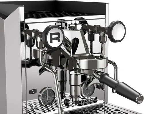 Vista 8 de Rocket Espresso Giotto FAST V - Máquina de café expreso, bomba vibratoria, intercambiador de calor, control de temperatura PID, cromado Cromo