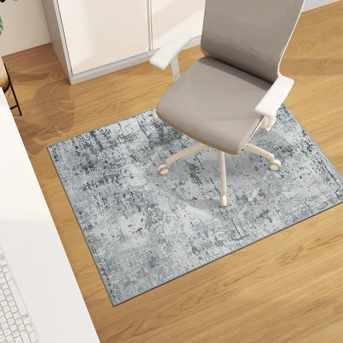 Vista 52 de Tapete para silla de oficina para suelo de madera dura, 48"x36" tapete protector de escritorio de computadora de fácil deslizamiento para silla Hoja