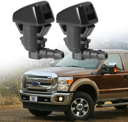 Vista 6 de Saihisday Juego de rociadores de limpiaparabrisas delanteros Super Duty para Ford F250 F350 2011-2016, reemplaza # BC3Z-17603-A
