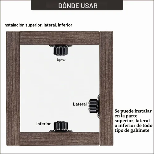 Vista 4 de Keenkee 2 piezas de cierre de gabinete con pestillo de doble rodillo, hardware para puertas de armario, negro niquelado Hardware para cierres