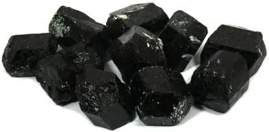 Vista 2 de Cristal curativo de turmalina negra (chorl) - Mediano
