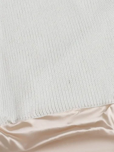 Vista 4 de MakeMeChic Vestido de playa sin mangas con lazo en la espalda para mujer