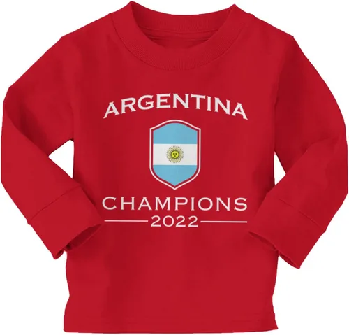 Vista 8 de Argentina Champions 2022 - Camiseta de algodón para bebés/niños pequeños