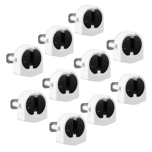 Vista 9 de uxcell 2 unids T5 soporte de luz fluorescente G5 Base no desviada cerradura giratoria lápida lámpara socket AC 500 V 2A para tubo fluorescente LED